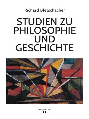 cover image of Studien zu Philosophie und Geschichte